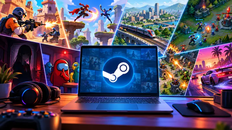 Best Free Steam Games for Low End Laptops: 22 Picks