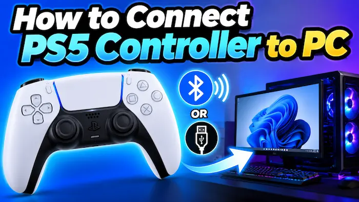 How to Connect PS5 Controller to PC: USB, Bluetooth and Steam
