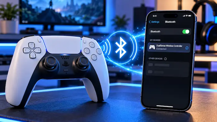 How to Connect PS5 Controller to iPhone: Bluetooth and USB