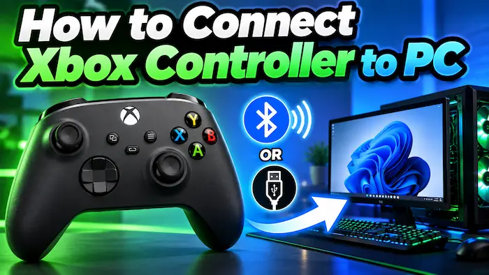 How to Connect Xbox Controller to PC: USB, Bluetooth and Adapter