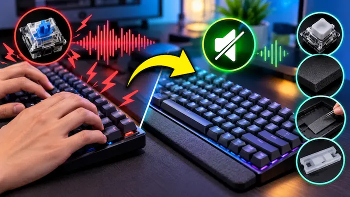 How to Make a Mechanical Keyboard Quieter: 10 Fixes That Work