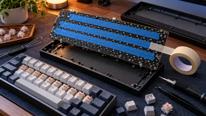 How to Tape Mod a Keyboard: Tempest Mod Step by Step