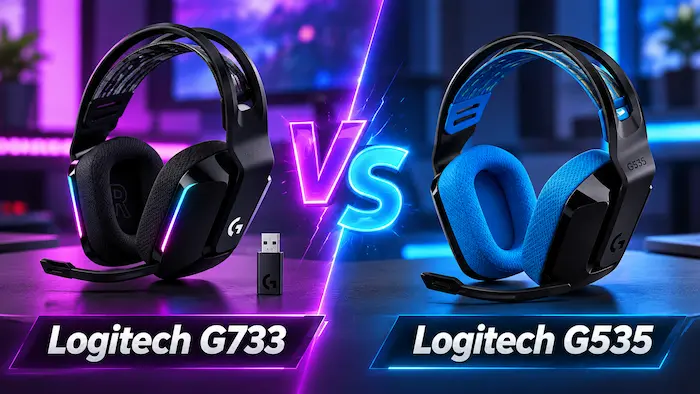 Logitech G733 vs G535: Which Wireless Headset Should You Buy?