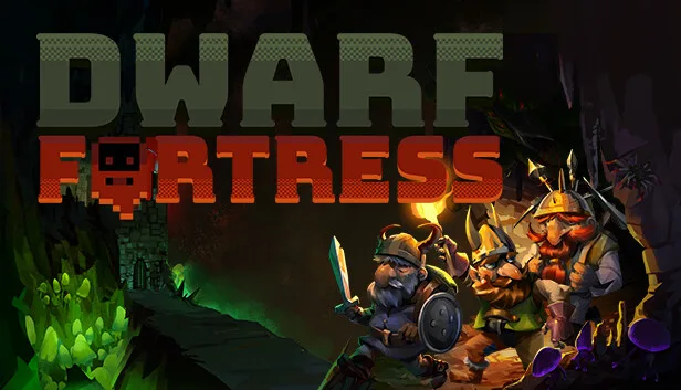 Dwarf Fortress fortress builder key art