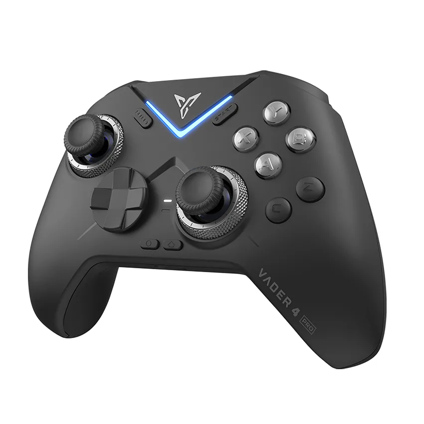 Flydigi Vader 4 Pro showing its stick tension rings and C and Z buttons
