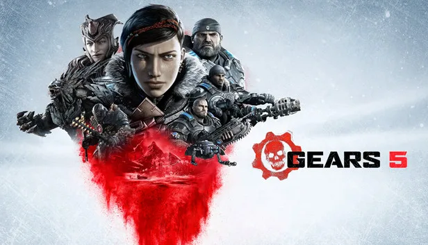 Gears 5 key art with soldiers in battle