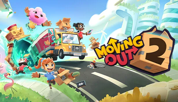 Moving Out 2 key art with the movers