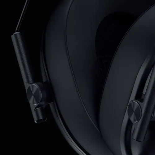 Close-up of the Razer BlackShark V3 memory foam ear cushion