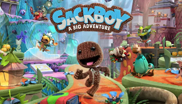 Sackboy A Big Adventure key art with Sackboy