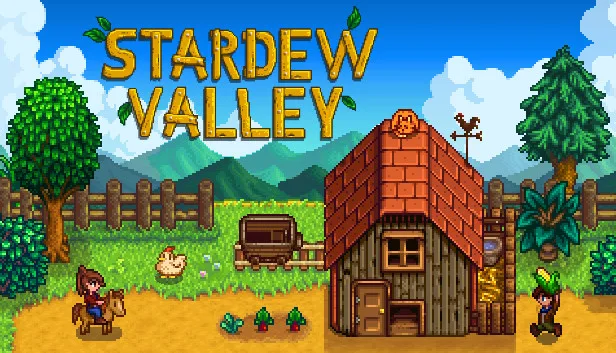 Stardew Valley key art showing the farm