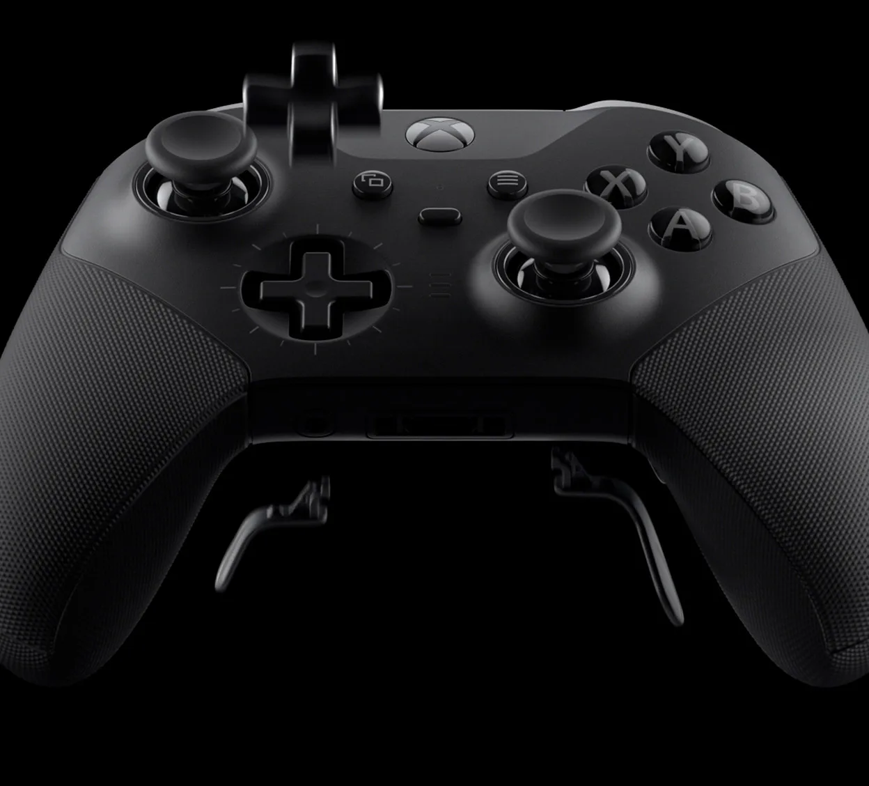 Xbox Elite Series 2 with its removable paddles and D-pad detached